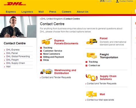 dhl contact number.